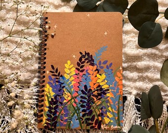 Handpainted Journal- Fairy Garden