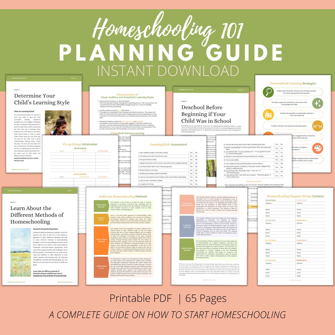 Homeschooling 101 Planning Guide for Beginners, How to Homeschool Guide ...