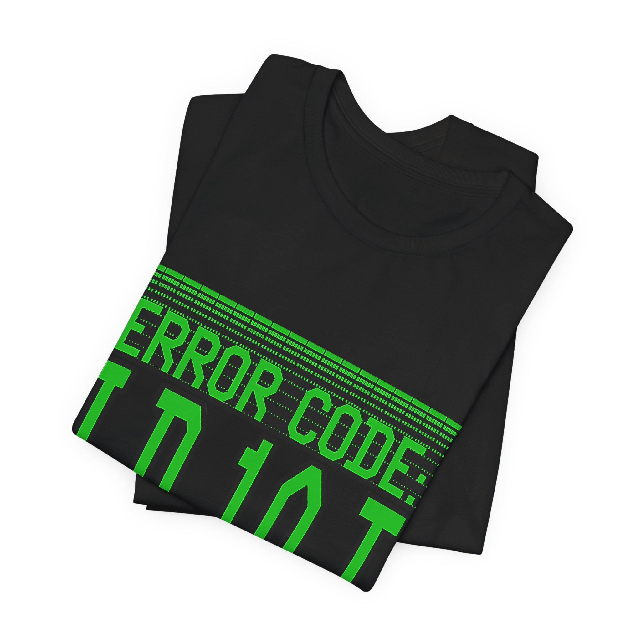 Error Code ID10T Unisex Jersey Short Sleeve Custom T Shirt - Etsy