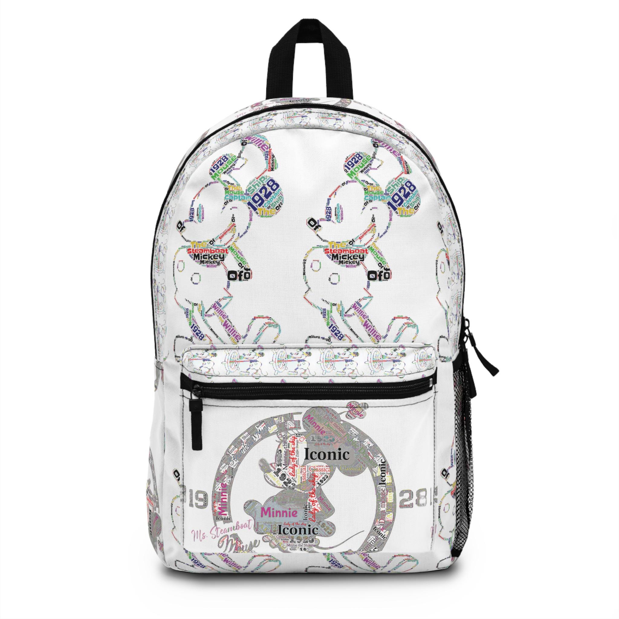 Steamboat Willie Mickey & Minnie Backpack - Etsy display picture 3