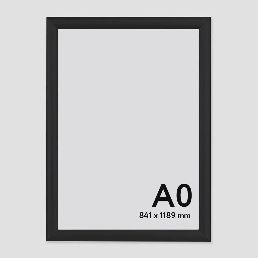 Snap Frame A0 Black - Etsy