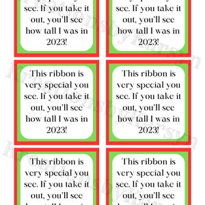 Printable Ribbon Ornament Poem INSTANT Download &amp; Printable - Etsy