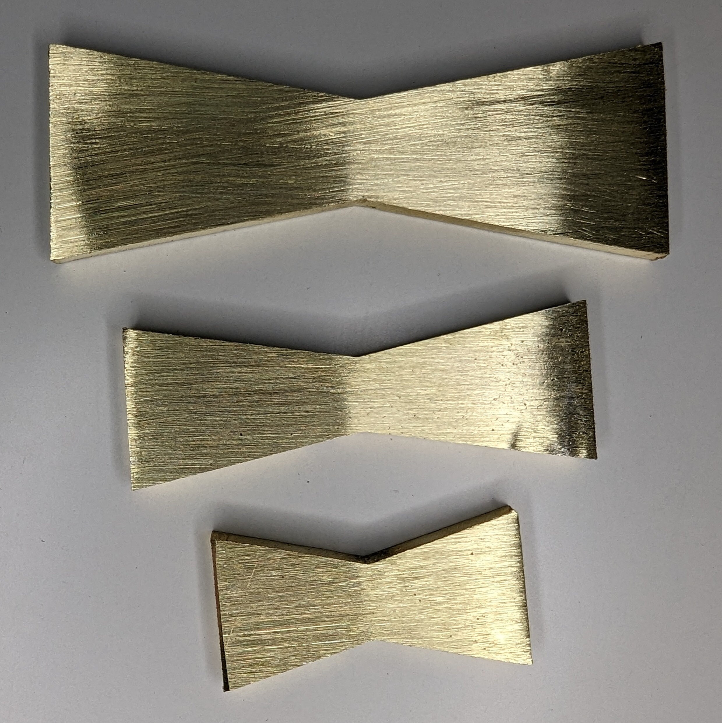 how to cut bow tie inlays
