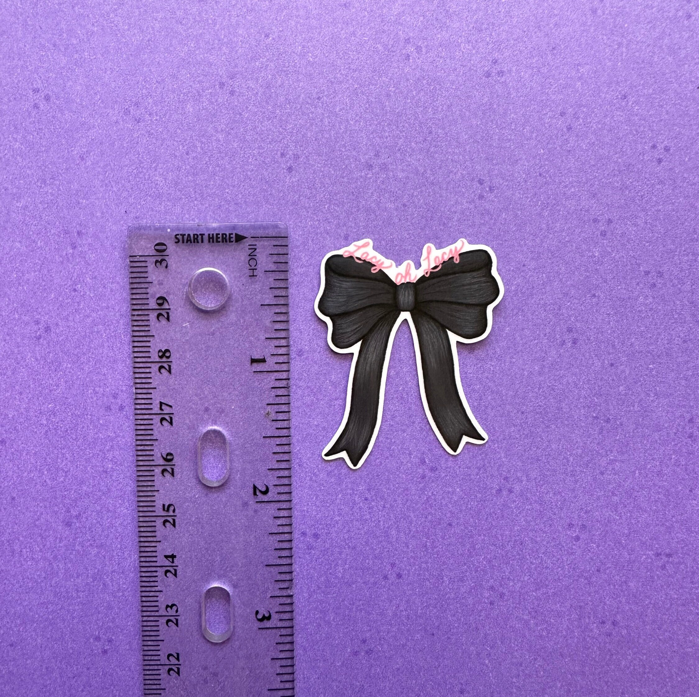 Ribbons in Your Hair Lacy Sticker Etsy