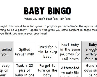 Baby Bingo