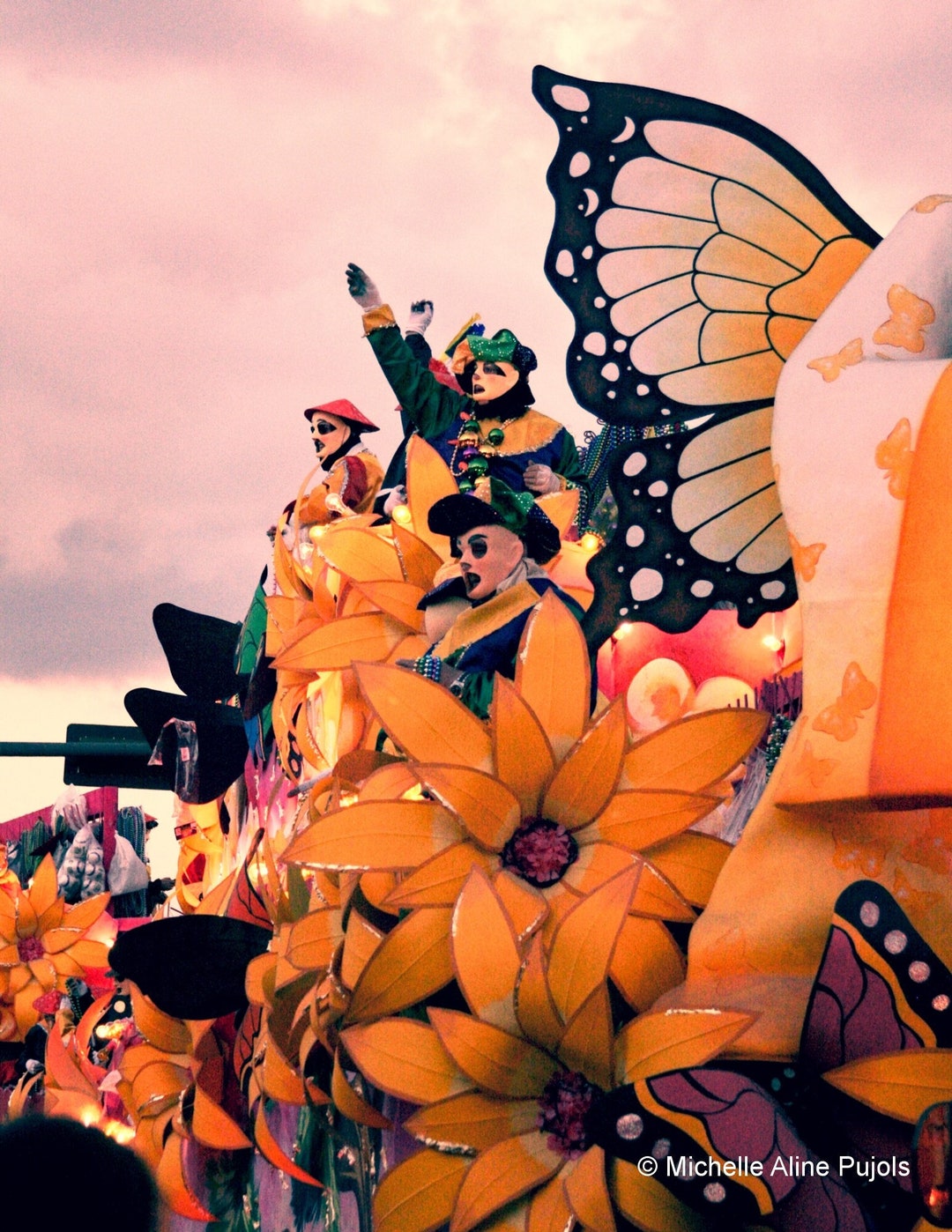Mardi Gras Butterfly Float Art Print – New Orleans Parade - Etsy