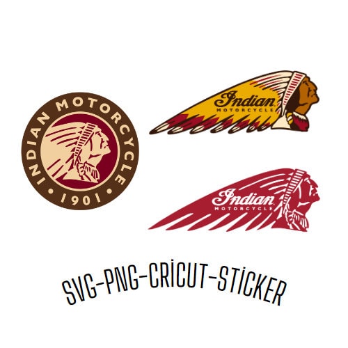Indian Motorcycle Svg Png Sticker Decal High Quality Etsy