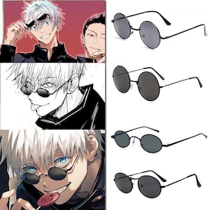 Anime Sunglasses Gojo Satoru Glasses for Cosplay