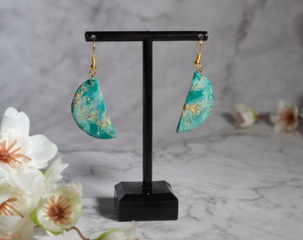 Polymer clay earrings, polymer clay, "Prato" series