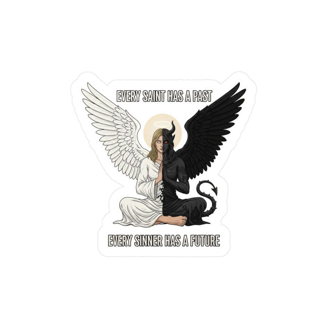 Sinner Racing Sticker Saint & Sinner Vinyl Decal - Laptop, Water Bottle Sticker - Etsy