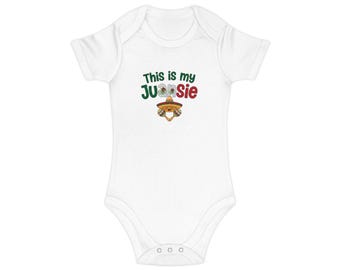 Dies ist mein Juansie mexikanische Flagge Baby Body | Säugling Bodysuit