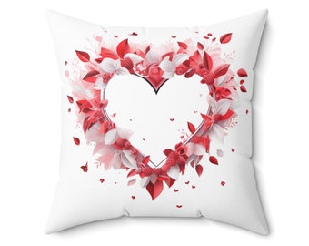 Love's Red Heart Pillow