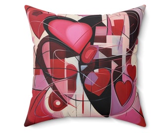 Love's Red Heart Pillow