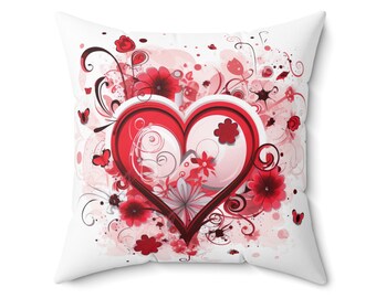 Love Heart Valentine's Day Pillow