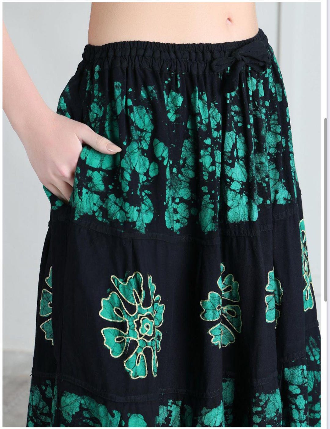 All-Over Printed Layered Skirts