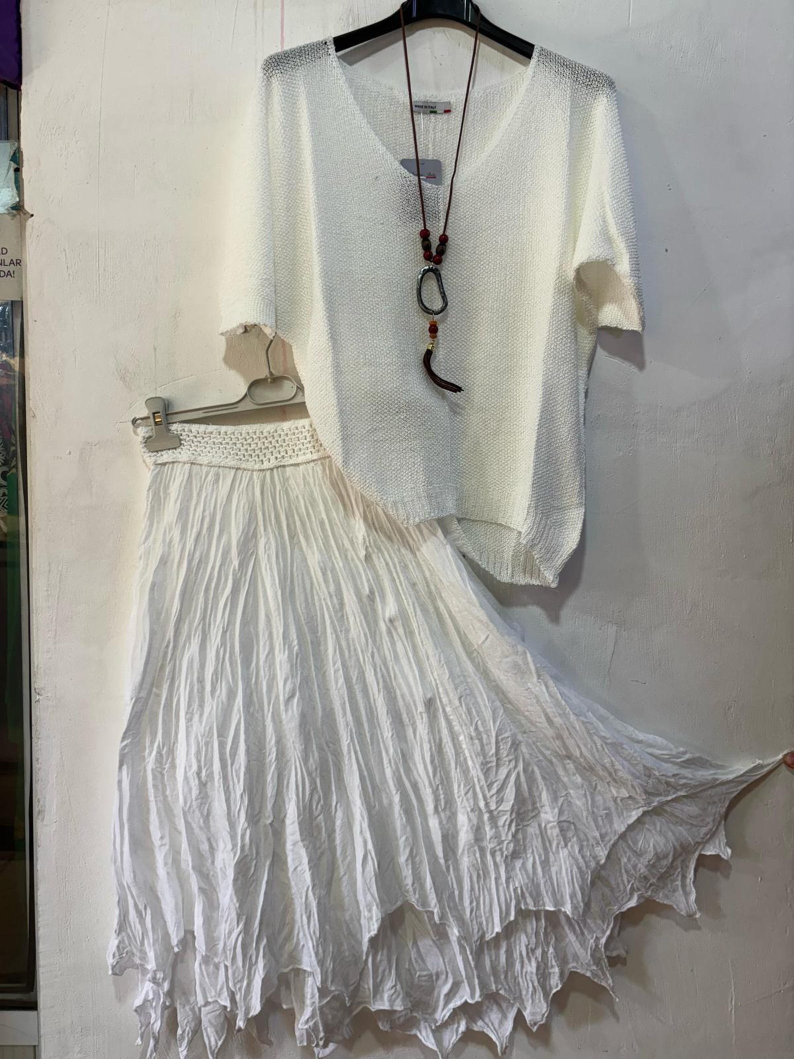 Mystic Natural Blouse & Skirt Set main image 1