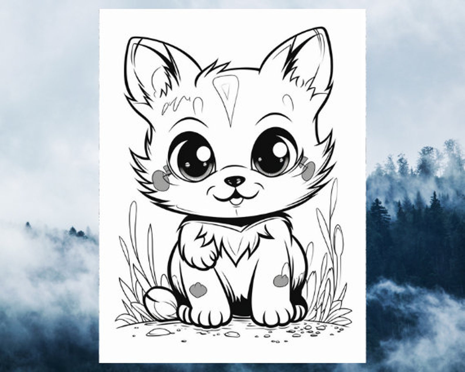 35 Cute Kitty Coloring Sheets, Cute Cat Coloring Sheets, Kitty Coloring ...