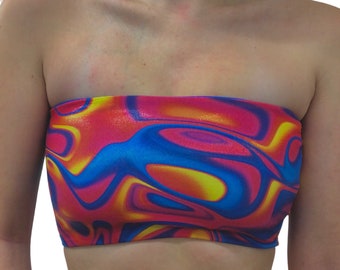 Candy Flip Rave Tube Top