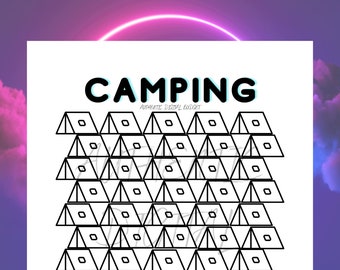 Camping Savings Challenge | Digital Download | Printable