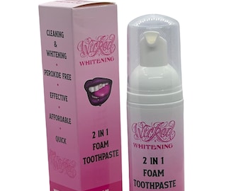 Schuimtandpasta voor het bleken van tanden