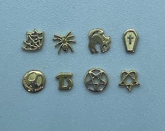18k Gold SPOOKY Tooth Gems