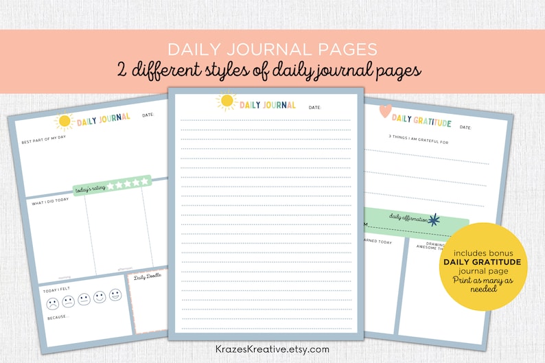 Summer Activity Journal for Kids Fun Kids Activities for Etsy