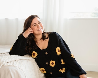 Embroidered Custom Women’s Sweater: Florals, Strawberries, Mommy & Me Matching outfit