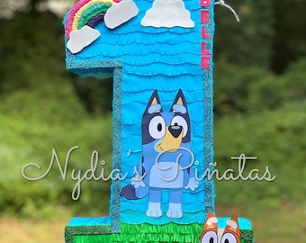 Bluey Inspired piñata (27” inch tall)