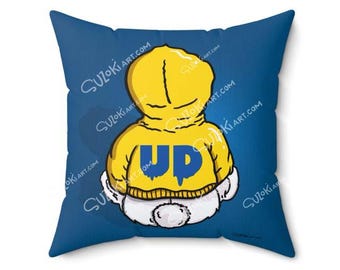 ANY COLLEGE Pillow, Bear with Hoodie, College Gifts, Bed Party Favorite, Dorm Decor, College Acceptance & Commitment Gift, Holiday Gift