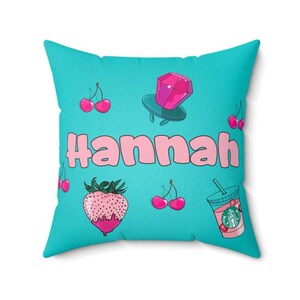 Personalized Pillow, Sleep Away Camp Pillow, Bunk Junk, Room Decor