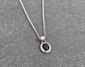 Romantic Heart Style Black Onyx Gemstone Silver Pendant At ₹ 786.00