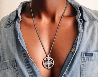 Testa Di Capra Baphomet Isolata Simbolo Satanico Satana Con Demone - Foto 10