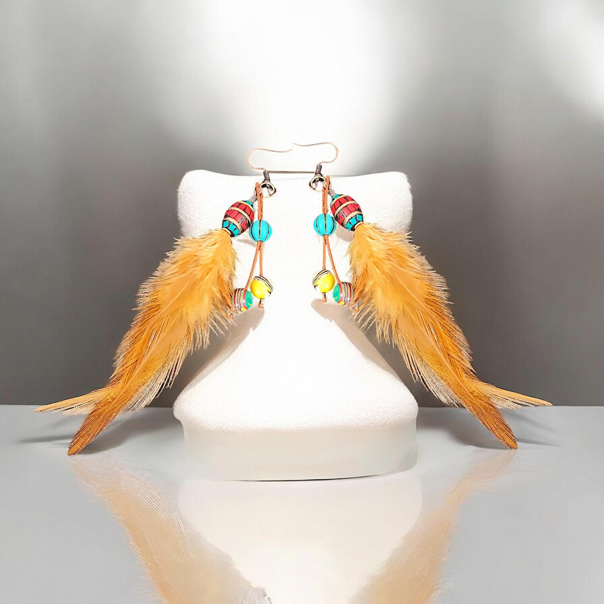 Orecchini Pendenti Con Pesci In Ottone E Grappolo Di Onice Nero - Foto 7