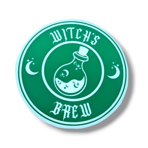 Gothic Hexe Kaffeetasse Vinyl Ausschnitt - Anpassbare Gothic Aufkleber für Handwerk & Dekor