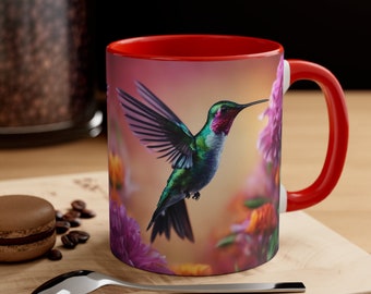 Hummingbirds Coffee Mug, Bird Watchers Gift, Nature Lover Gift, Birding Gift