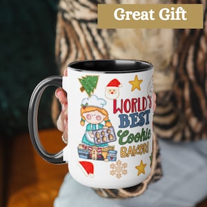 Cookie Baker Coffee Mug: Funny Gift for Pastry Chef
