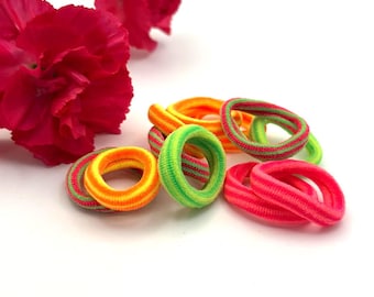 Baby Hair Ties for Fine Hair | Soft Elastic Toddler Hair Ties | Infant Ponytail Holders | Gentle Baby Girl Hair Accessories