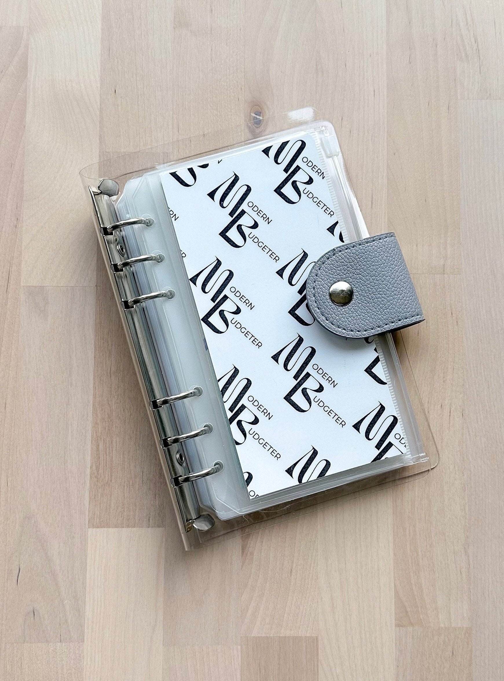 💗 Luxury Checkered A6 Agenda Binder Planner Journal Notepad Gift  White/Beige