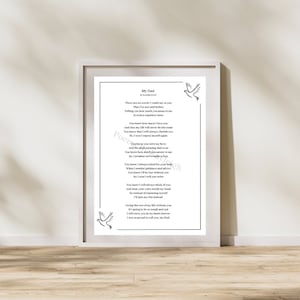 Dad Funeral Poem - Digital download
