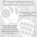 Printable Stick and Stitch PDF Pattern for Hand Embroidery - With Step ...