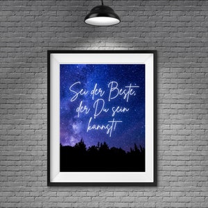 Poster-Be the best you can be!-wall art-instant download - quote - printable art