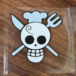 One Piece Sanji Icon, Vinyl Car Decal