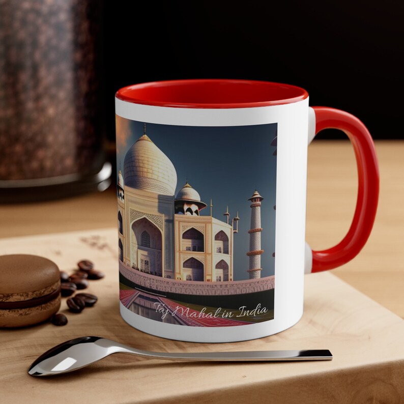 Taj Mahal in India 7 New Wonders of the World Collection Gift Mug Etsy
