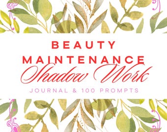 Revista digital de trabajo de sombras de mantenimiento de belleza