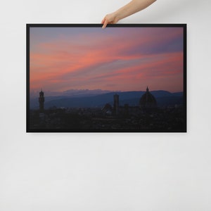 Florence Skyline Framed poster