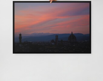 Florence Skyline Framed poster