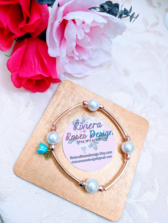 BLESSING BRACELET W/tulip-gift for Her-prayer Bracelet-be 
