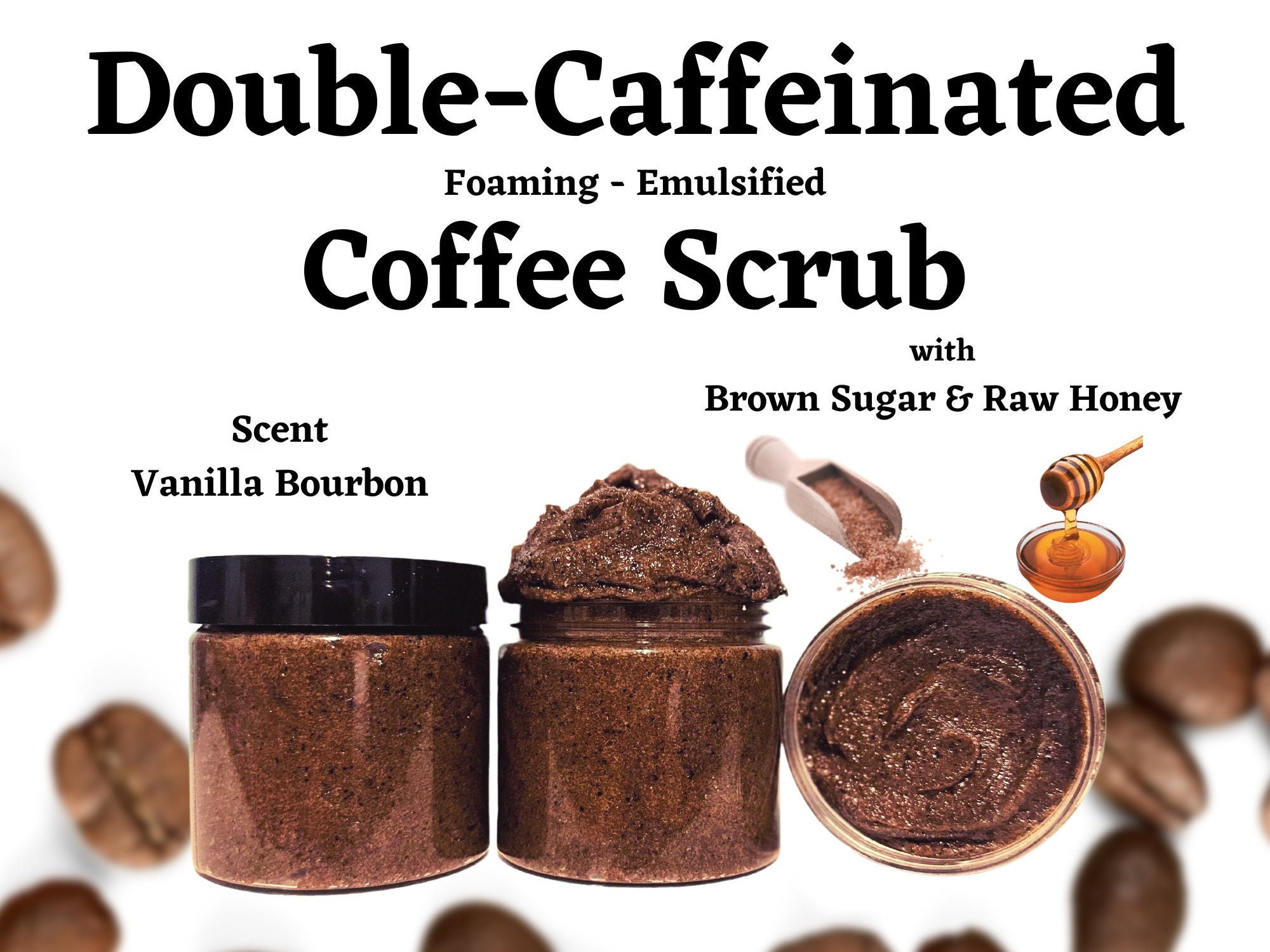 Doublecaffeinated Coffee Scrub Etsy