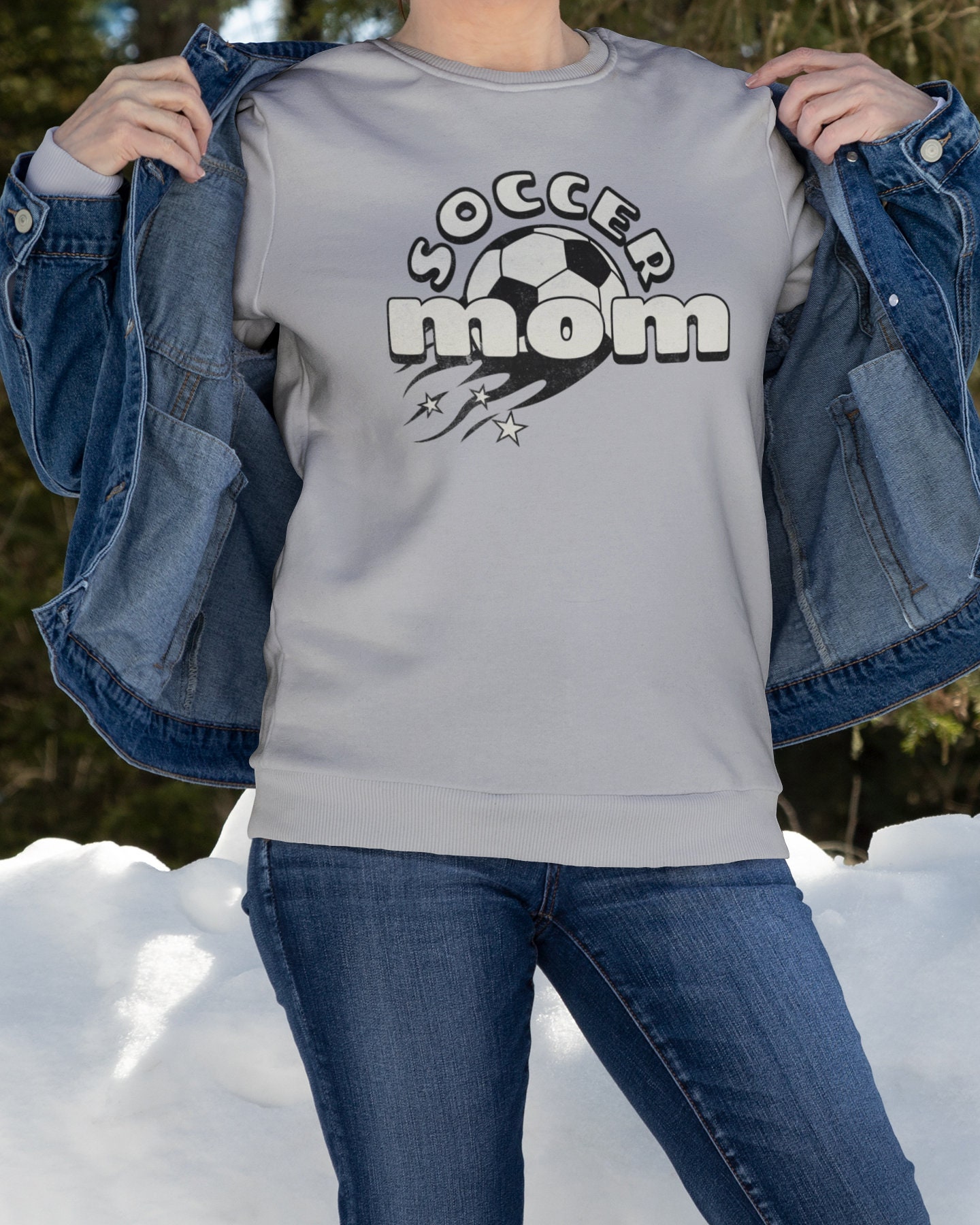 Comfy and Stylish Soccer Mom Sweatshirt Show Your Support in Style Etsy