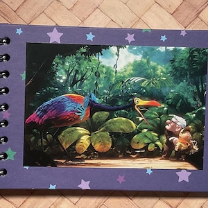 Disney Autograph Book Journal Handmade Scrapbook Up Kevin Carl Fredricksen Signatures 30 pages your